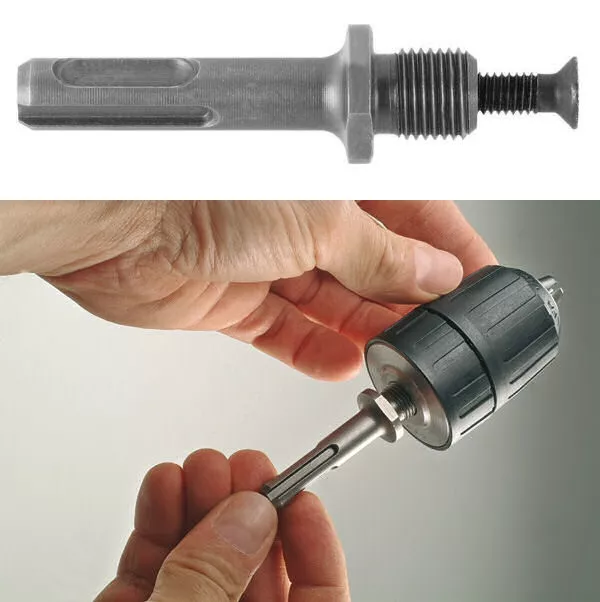 adaptateur SDS-plus pour mandrin filetage 1/2 pouce